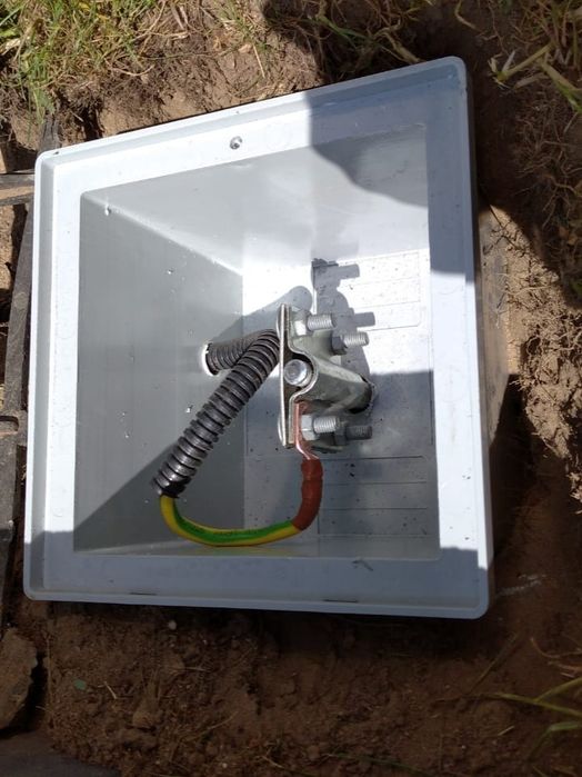 Монтаж заземлення (модульного)