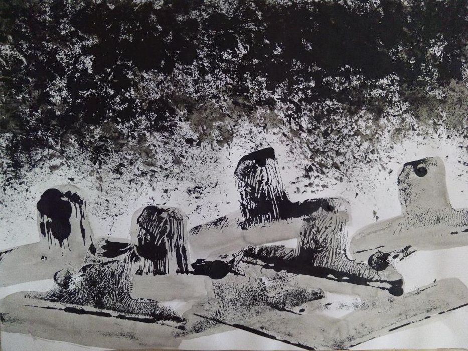 Painting / Drawing – Imaginary Landscape III – Painting