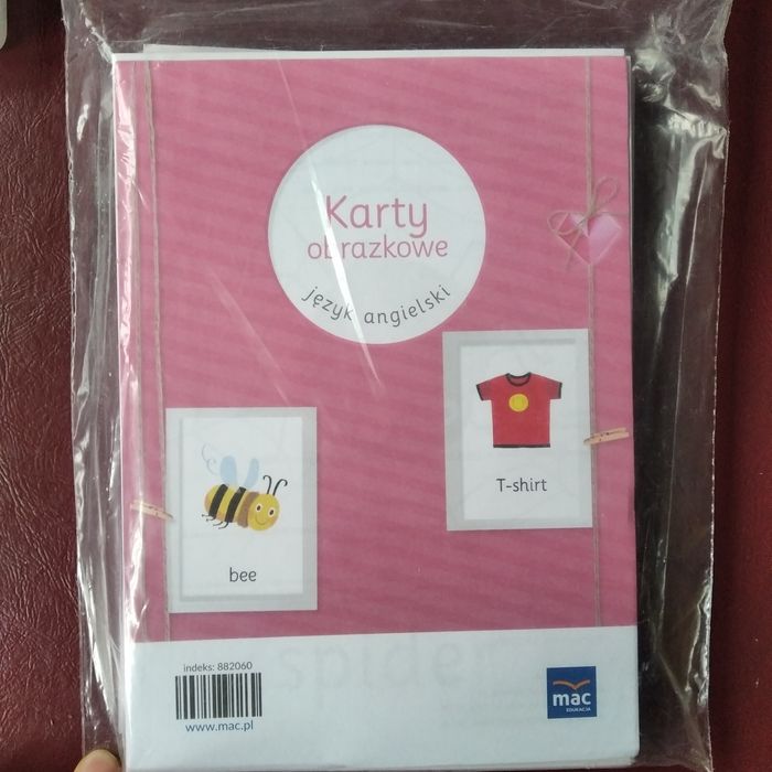 NOWE karty obrazkowe do języka angielskiego