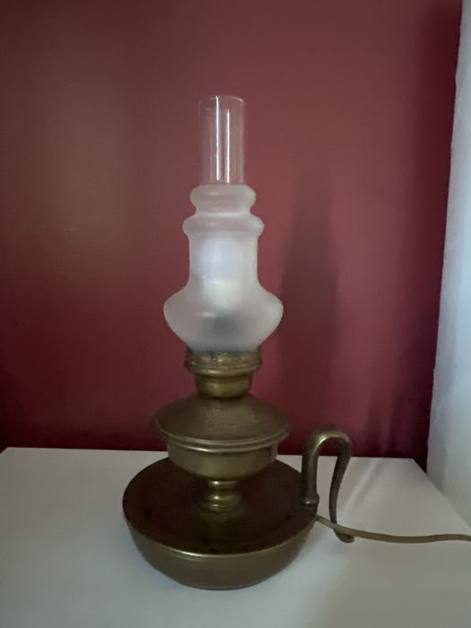 Conjunto candeeiro de teto e dois candeeiros de mesa de cabeceira