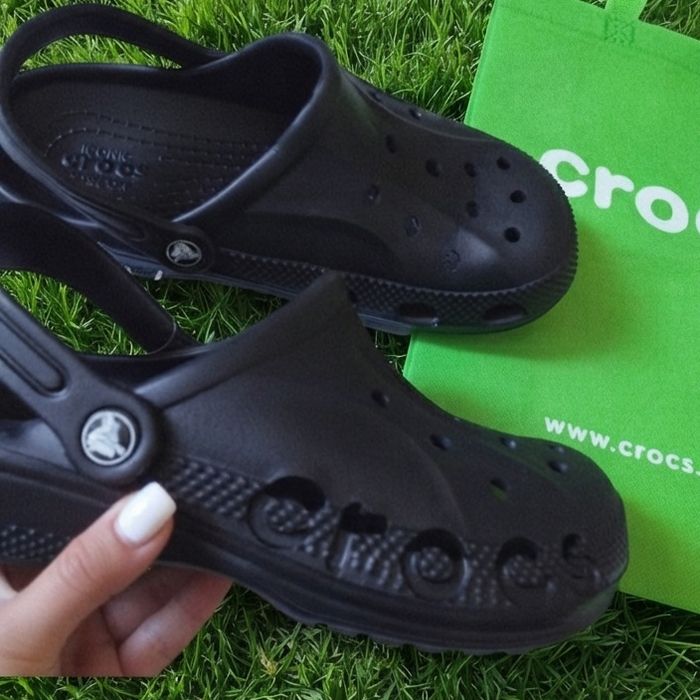 Чоловічі шльпанці, сабо crocs baya чорні