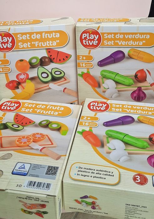 ТОП ЯКІСТЬ! •Дерев'яний набір• "Фрукти" PlayTive