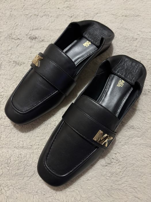 Michael kors оригинал лоферы мюли туфли кожа 36,5-37