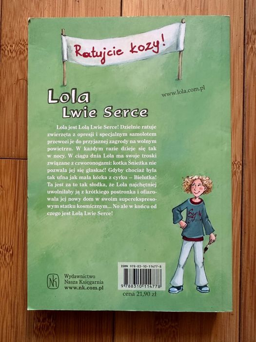 Lola Lwie Serce Tom 5 Isabel Abedi książka dla dzieci