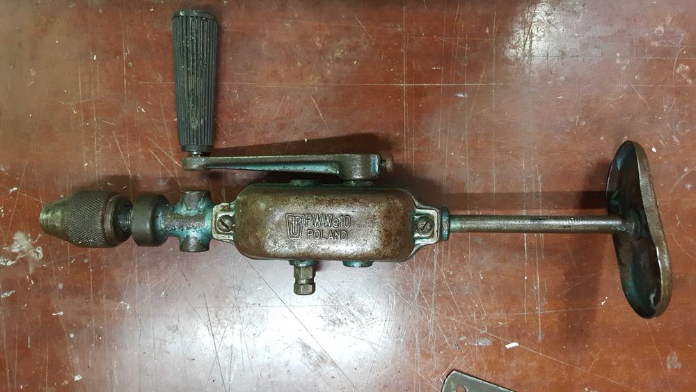 Berbequim de manivela grande, marca PWW E10 - Made in Polland
