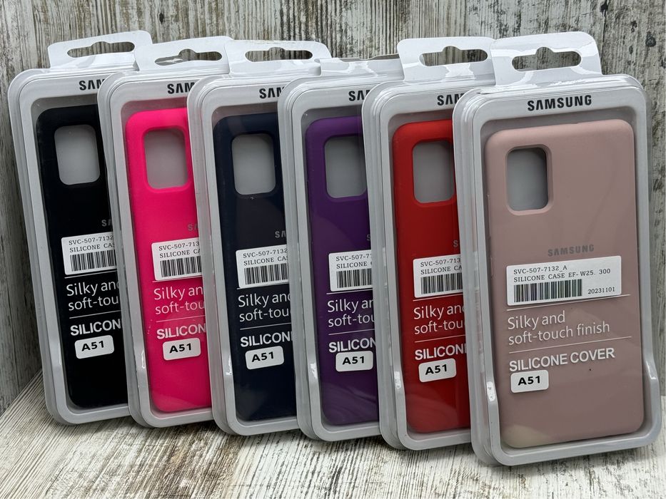 Топ‼️ Чехол Original Silicone Case на Samsung A31/ А51/ А71 Чохол