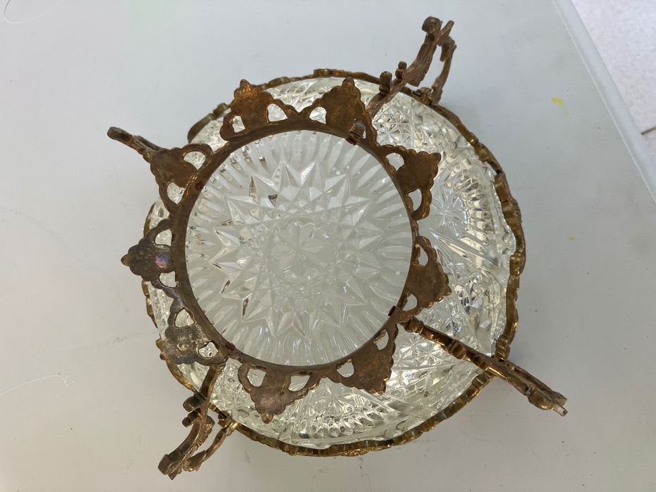 Fruteira em cristal ano 1968