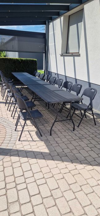 Wynajmę stół i krzesła cateringowe