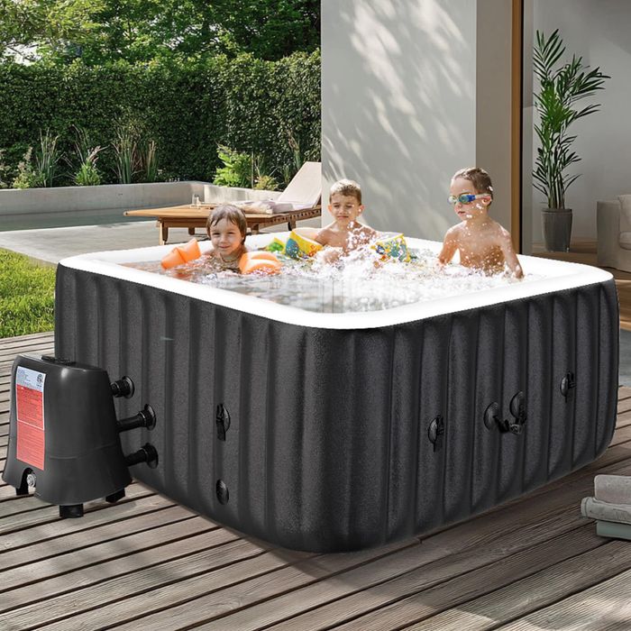 Jacuzzi dmuchane NAIZEA, 185 x 185 cm, 6-osobowe, 130 dysz