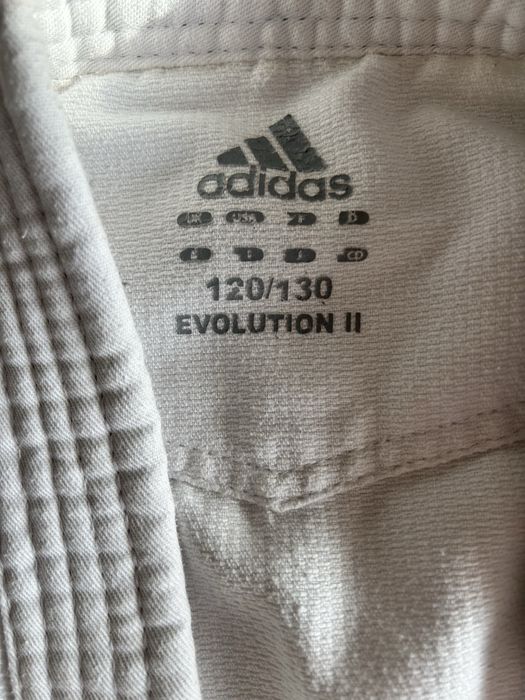 Judoga Adidas Evolution Il J250EK Biały 120-130cm
