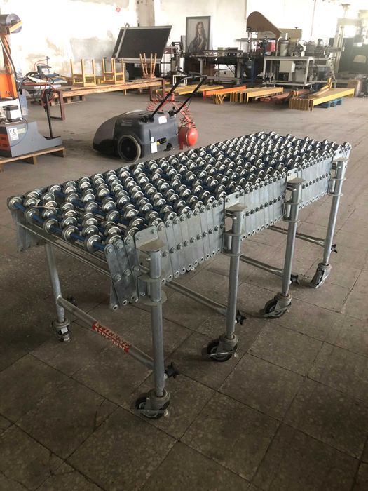 Tapete transportador flexível e extensível