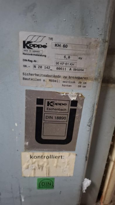 Piec na węgiel I drzewo