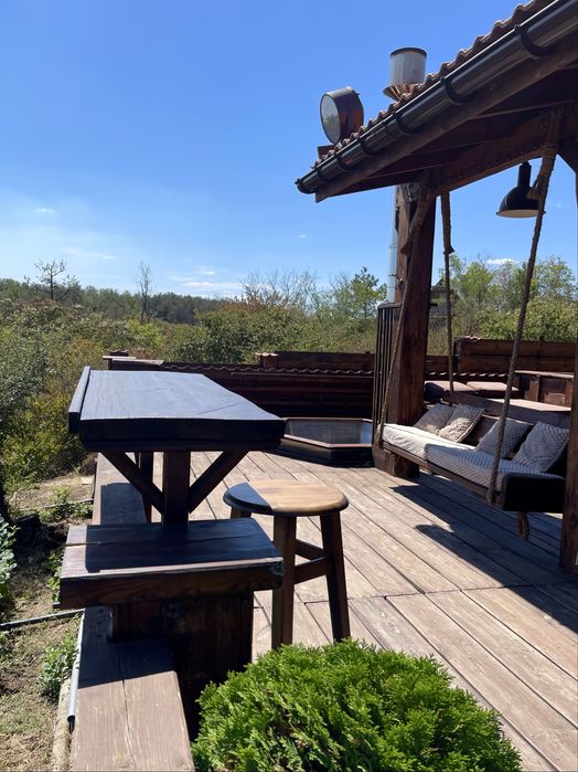 Аренда шале, глэмпинг посуточно дом возле леса, басейн,чан.