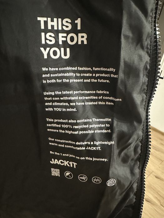Kurtka zimowa męska JACK1T rozmiar M