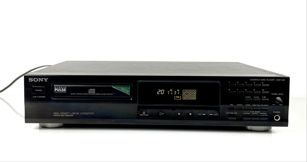 SONY CDP-215 Odtwarzacz CD Player Audio HiFi, Lata Produkcji 1994-1995
