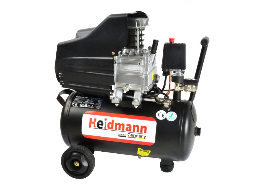 KOMPRESOR sprężarka OLEJOWY 24L 3,8 KM 230V 210L/min 8BAR 1 TŁOK 080