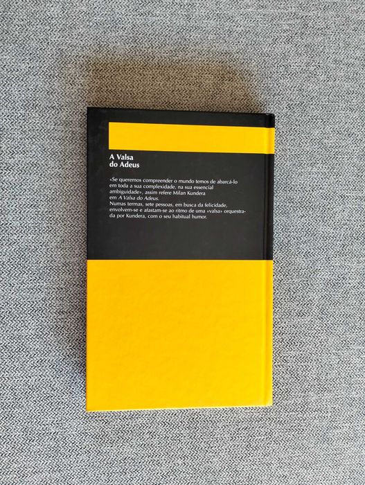 Livro "A valsa do adeus" de Milan Kundera