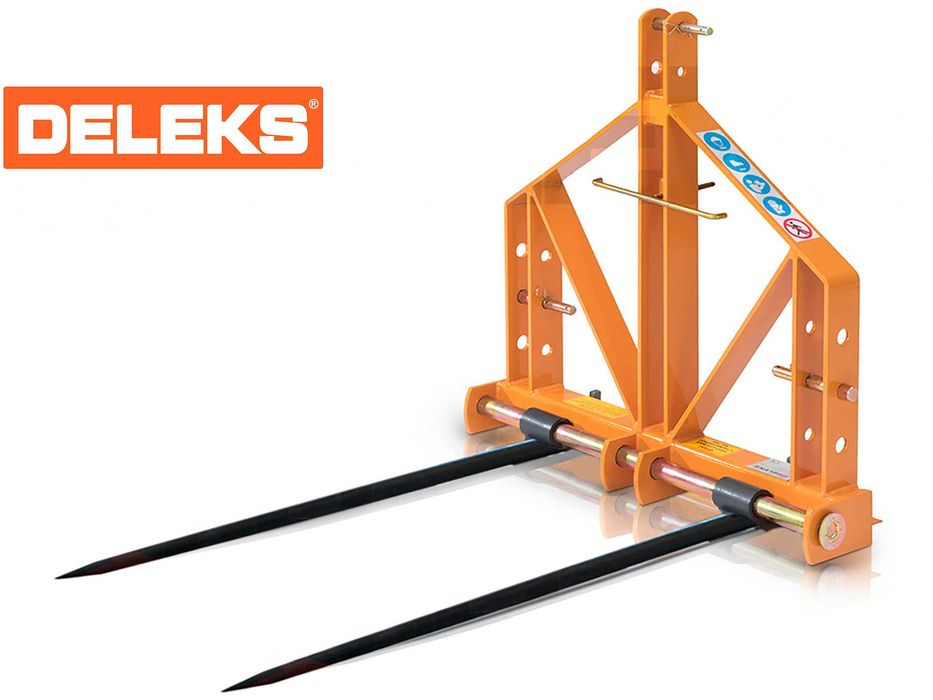 Garfo para Fardos de feno Dobrável 700kg - D-700K-IVA E ENVIO INCLUÍDO