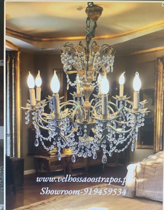 Enorme Lustre (Totalmente em cristal)