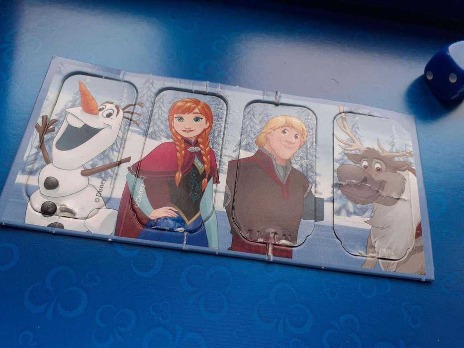 Zimowa wyprawa Anna Elsa FROZEN gra planszowa TREFL