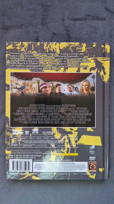 Peter Berg 'Hancock' - film DVD (wydanie książkowe / booklet) (V)