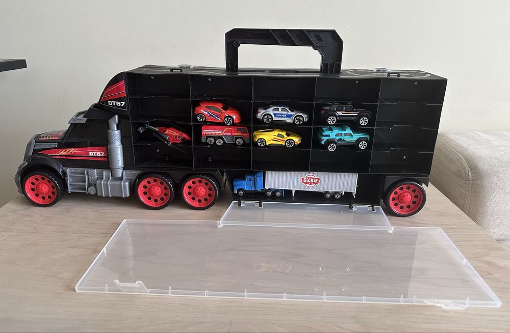 Ігровий набір Dickie Toys Трейлер перевізник