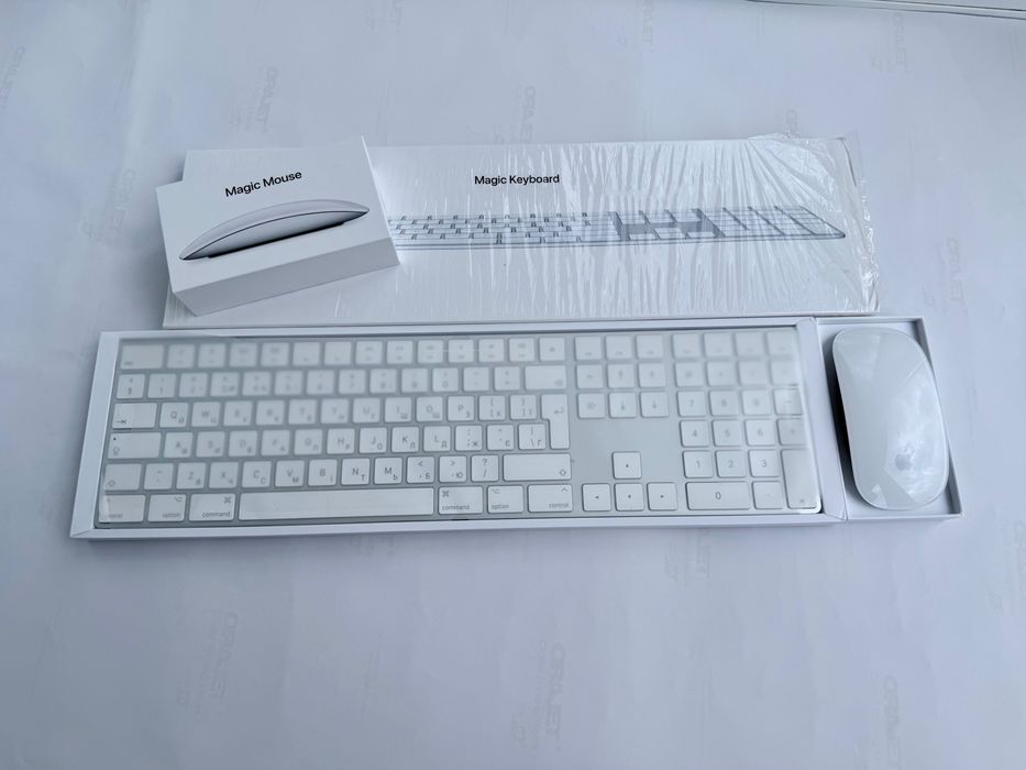 Комплект Apple Magic Keyboard A1843 / Apple Magic Mouse 2 A1657 у дуже гарному стані
