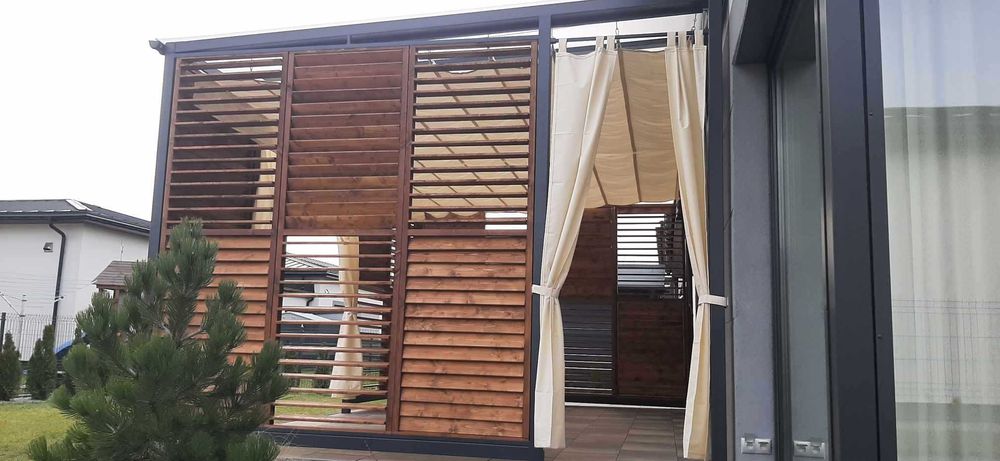Żaluzje tarasowe - shuttersy do pergol, altan, tarasów, balkonów.