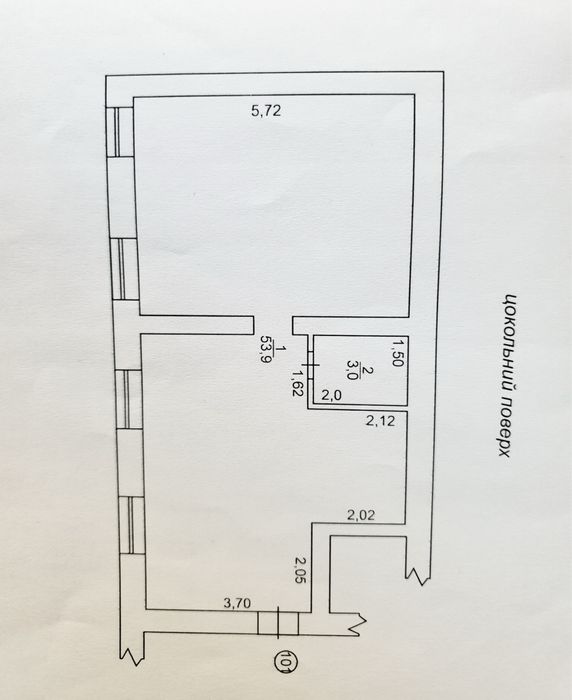 Сдам коммерческое помещение 57 м2 в ЖК Левобережный