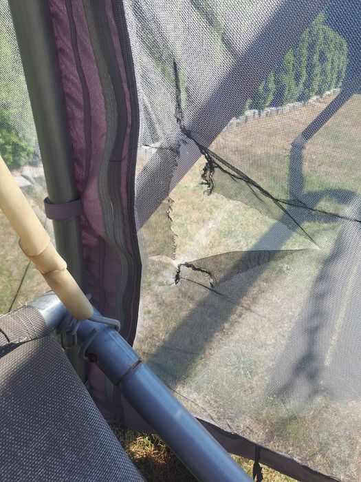 Hamak leżanka z moskitiera
