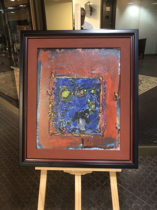 Oleo sobre tela, assinado Jacques Yankel