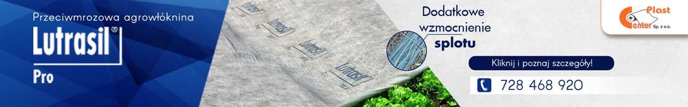 Agrowłóknina Lutrasil Pro do okrywania roślin