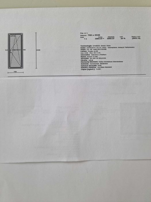 okna-balkony pcv antracyt fakturowany zew