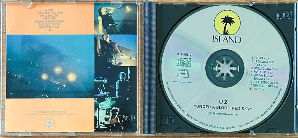U2 - Under a blood red sky - 1983 - CD