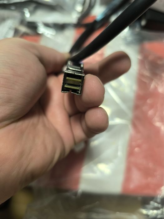 Cabo Mini SAS para SATA externo Mini SAS HD SFF 8644 para 4 portas ser
