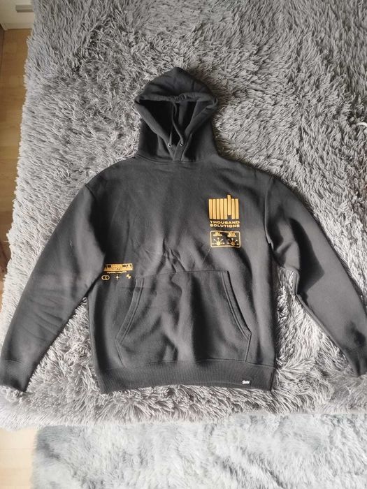 Bluza czarna z nadrukiem
