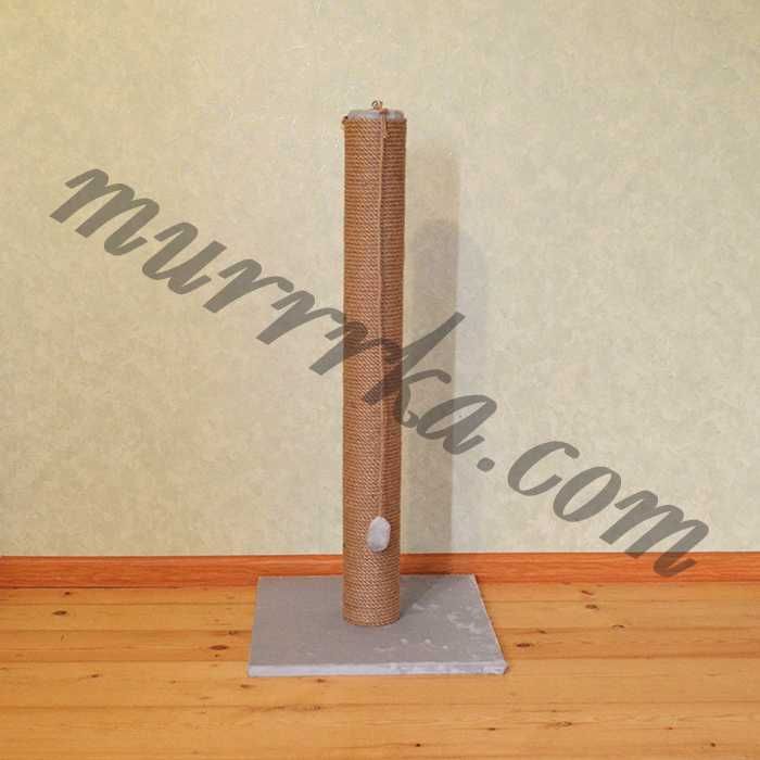 Кігтеточки 85см діаметр 10см сизаль/бавовна/джут когтеточка Максі