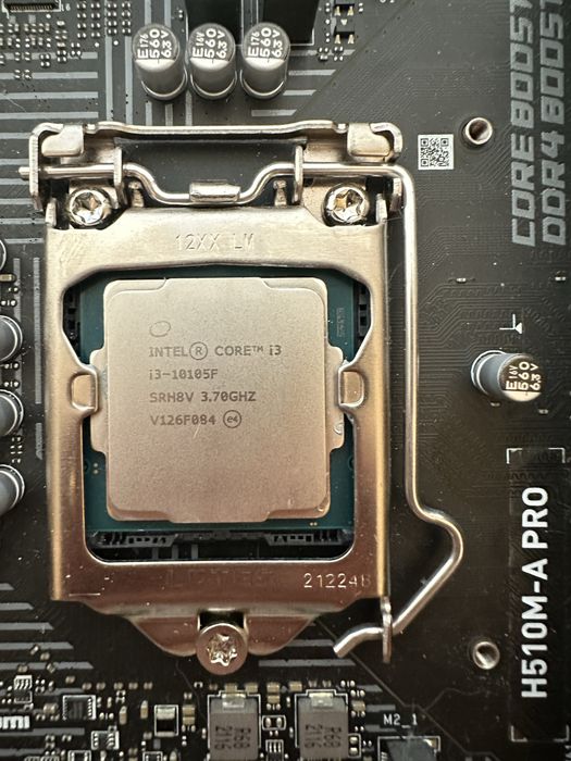 Комплект H-510M-A-PRO + i3 10105f + кулер qube + 8gb ram