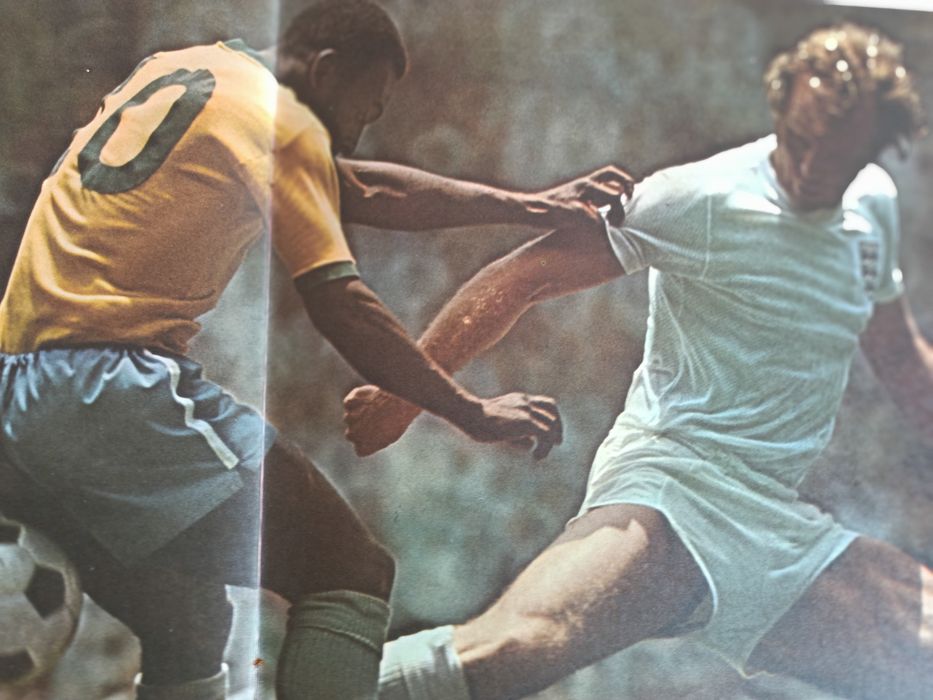 Pelé Manchete da sua vida com disco  vinil