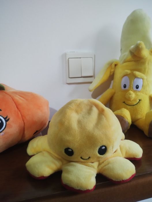 Maskotki Banan, dynia i meduza