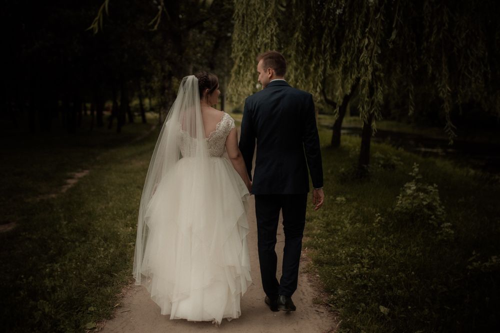 Suknia ślubna z gorsetem