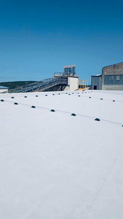 Dekarz dachy płaskie membrana papa naprawy serwis