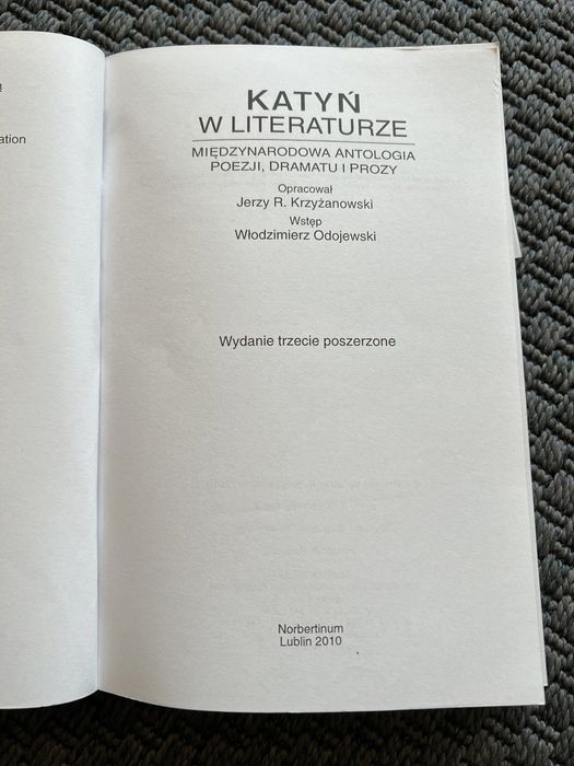 Katyń w literaturze, 2010