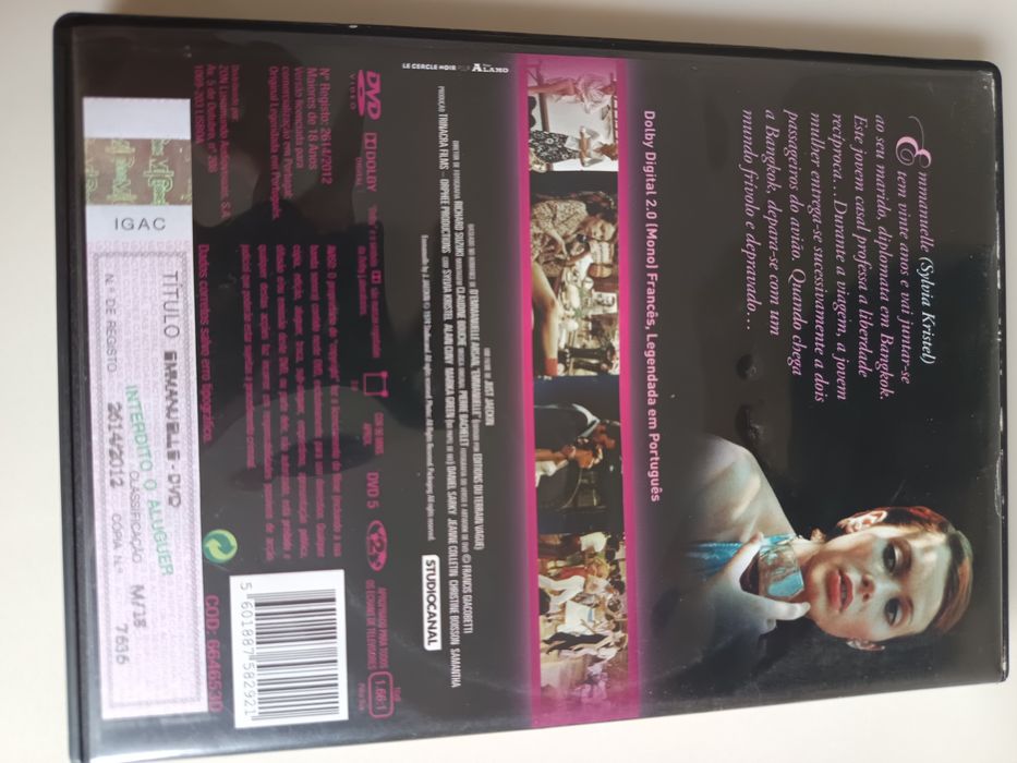DVD Emmanuelle.    .