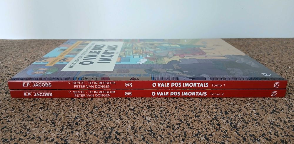 2 BDs - O Vale dos Imortais - Tomos 1 e 2 (história completa)