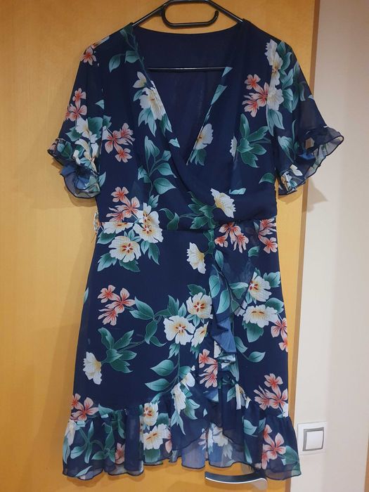 Vestido curto com forro