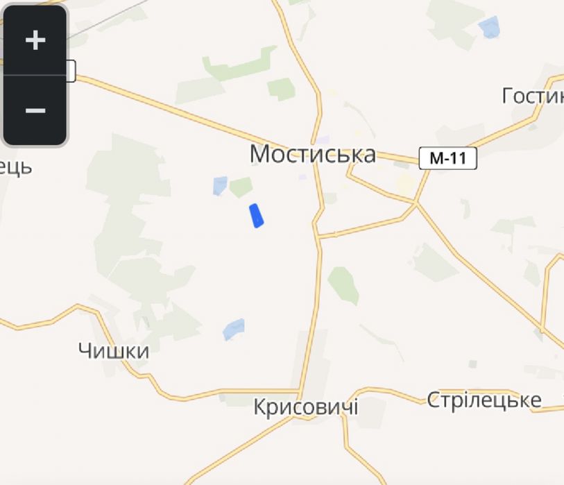 Продаж земельної ділянки в м. Мостиська