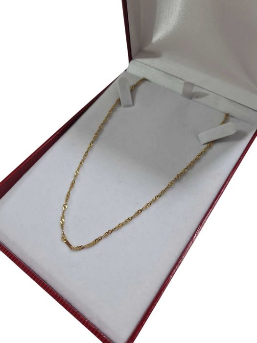 Złoty łańcuszek singapur 585 3,07G 44CM