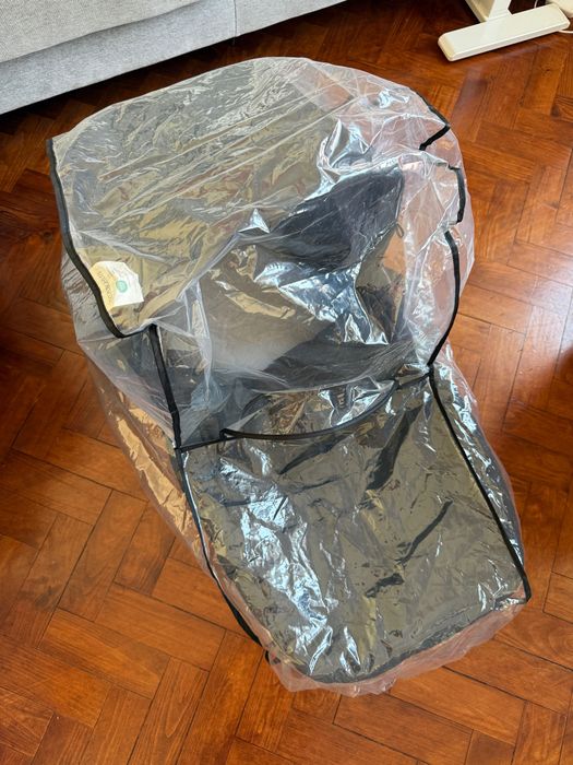 Alcofa Britax Römer com colchão extra em bambu e proteção de chuva – Excelente estado