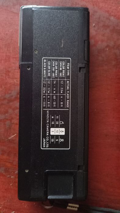 Máquina fotográfica Minolta64171721729794121